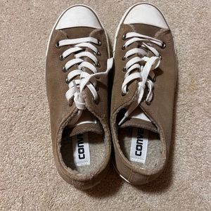 Tan Suede Converse